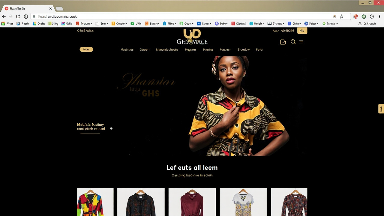 Ama's Boutique website