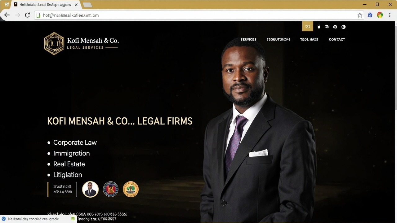 Kofi Mensah & Co. website